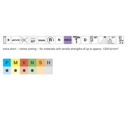 Cobalt End Mill 3F HSSCo, 74280 Details